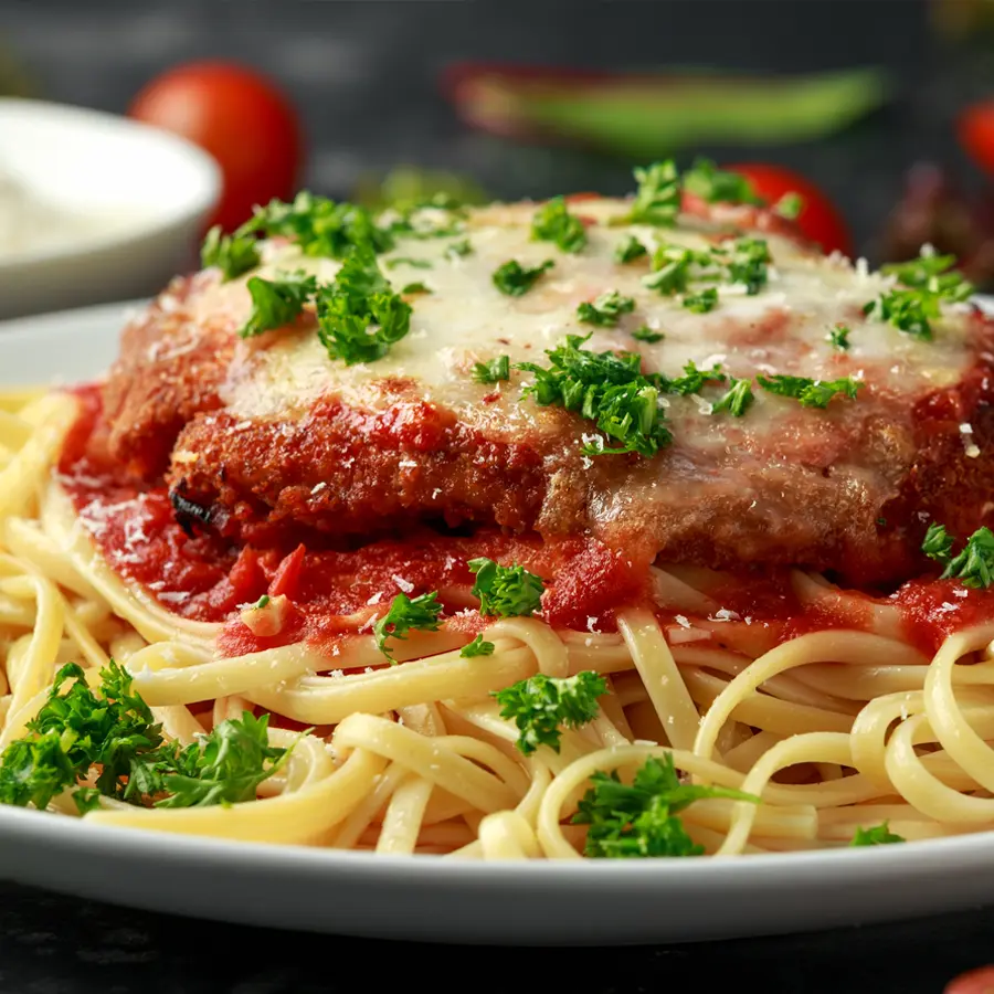 Eggplant Parm & Pasta